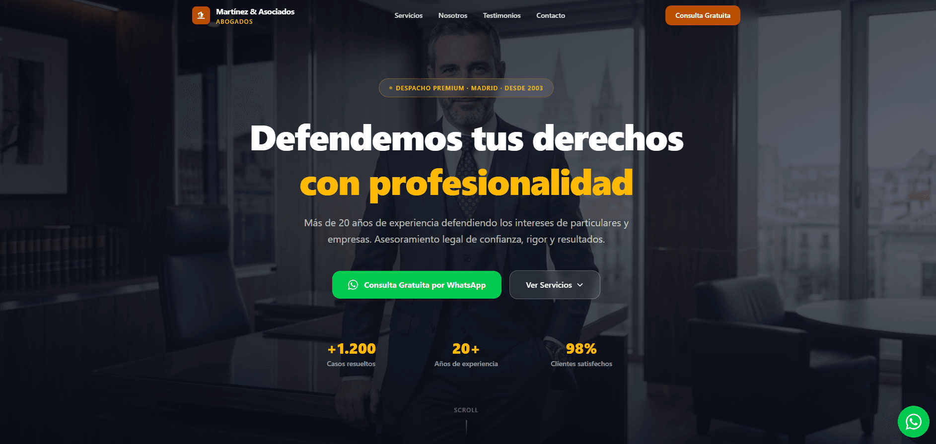 Demo web Despacho de Abogados